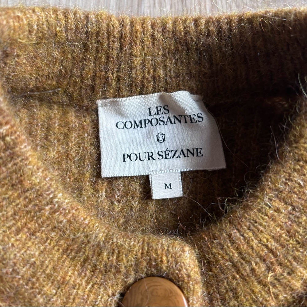 NWOT Sézane Othello Cinnamon Sweater Cardigan - Picture 6 of 8